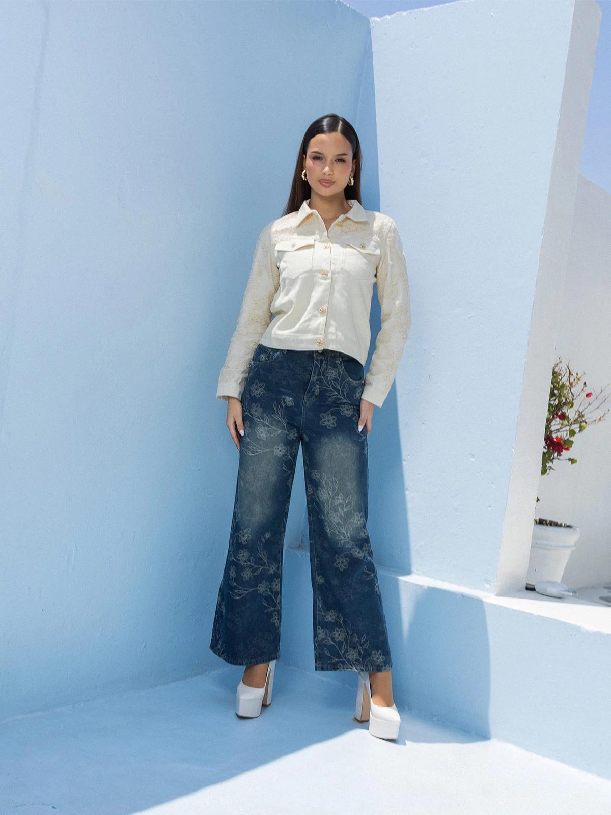 JEANS MUJER GLAM VALE - 1