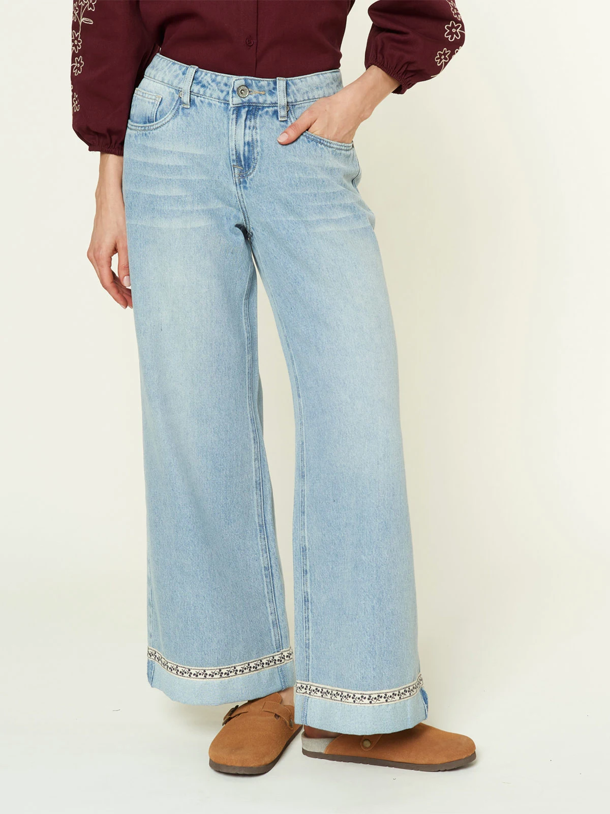 JEANS WIDE LEG MUJER EXIT ANAYEL - 1
