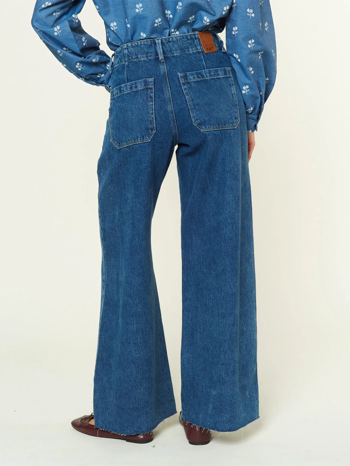 JEANS WIDE LEG MUJER EXIT ANDALUCIA - 3
