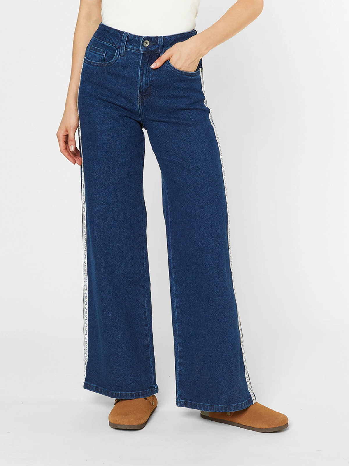 JEANS WIDE LEG MUJER EXIT NEW YOANA - 1