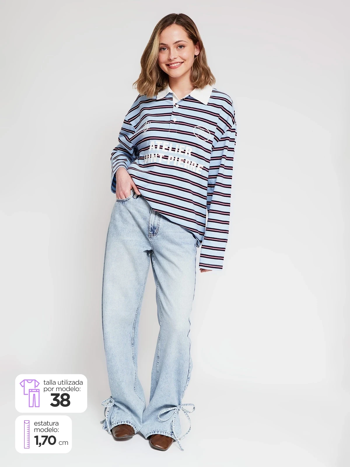 JEANS REGULAR ALGODÓN MUJER INDEX - 1