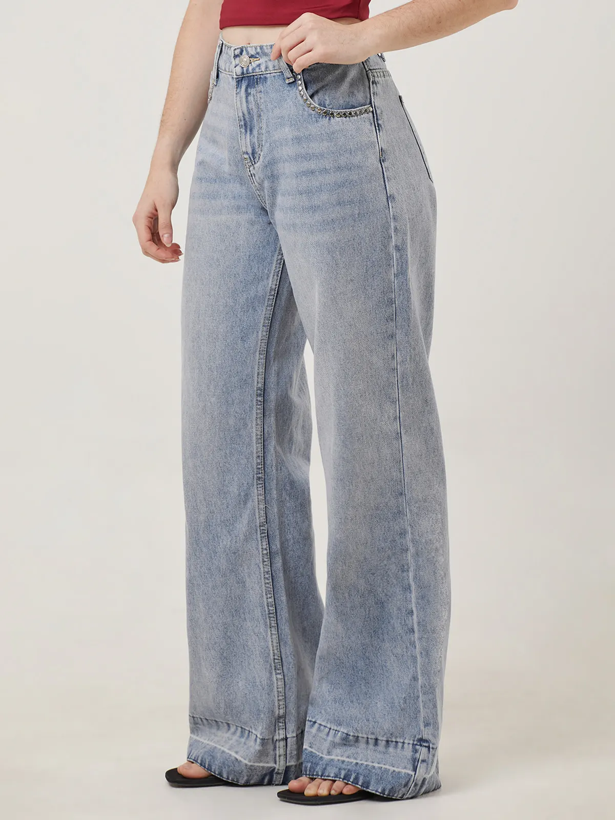 JEANS ALGODÓN REGULAR MUJER INDEX - 5