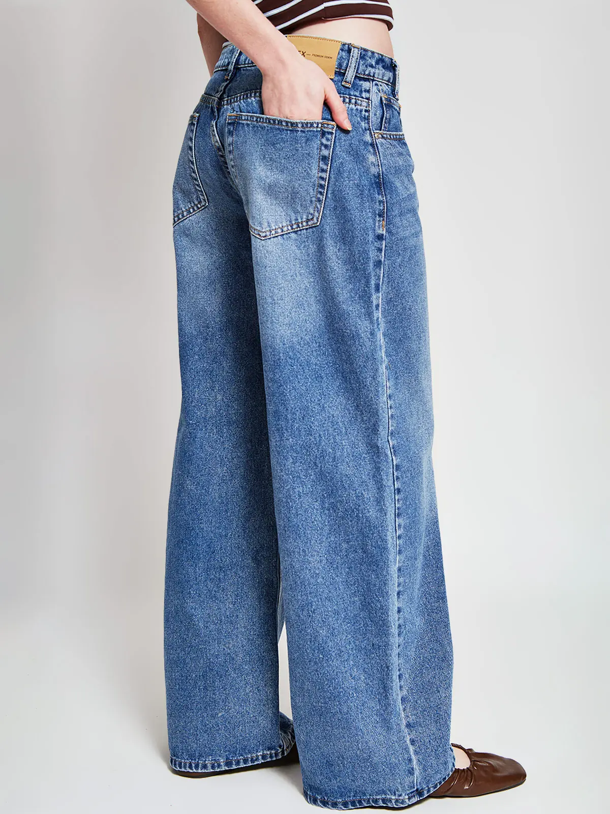 JEANS ALGODÓN REGULAR MUJER INDEX CRUCE - 3