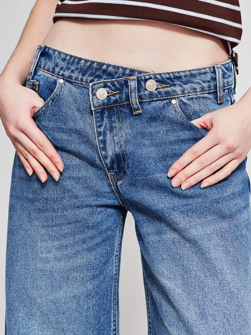 JEANS ALGODÓN REGULAR MUJER INDEX CRUCE - 4