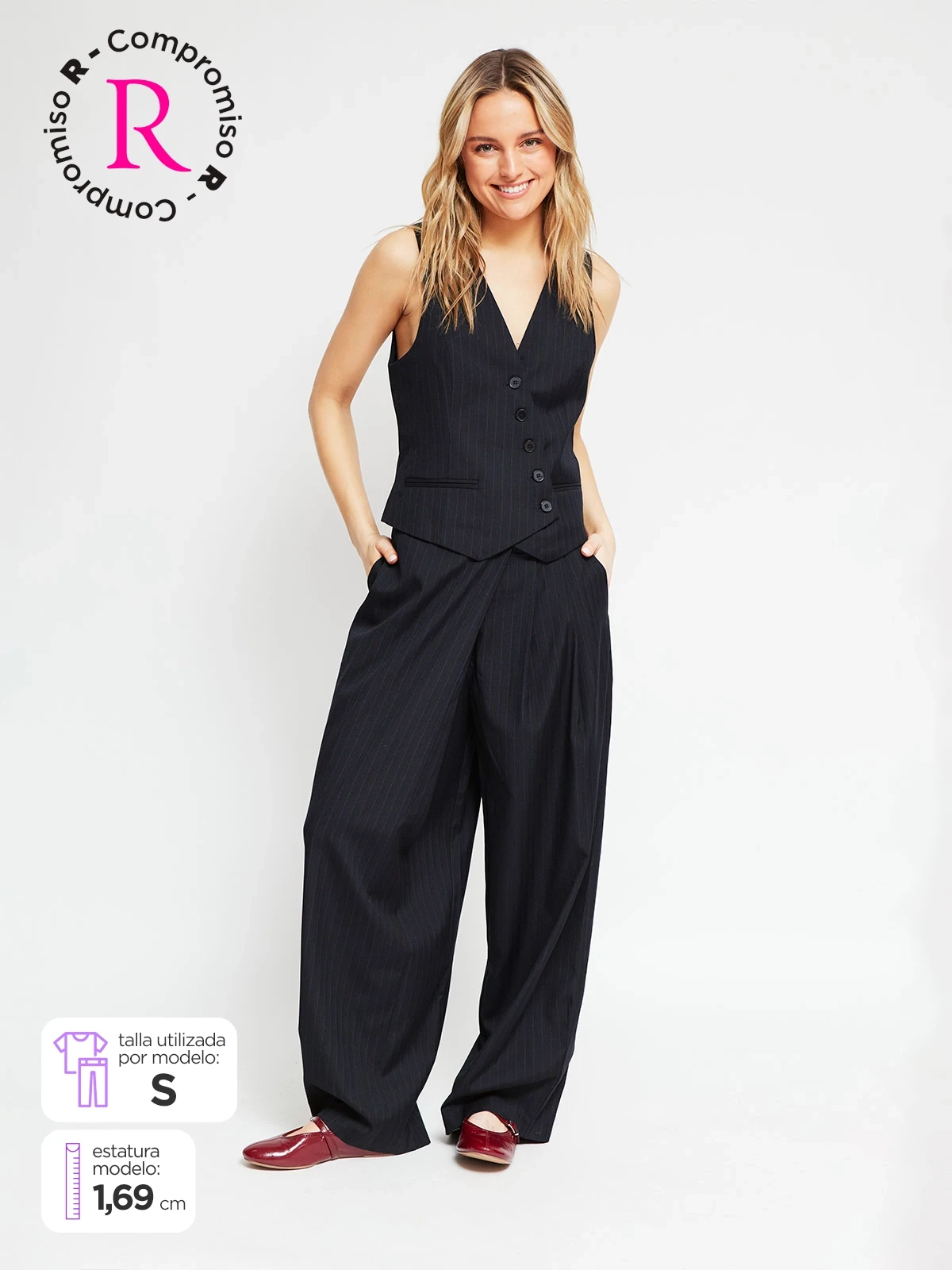 PANTALÓN REGULAR MUJER INDEX - 1