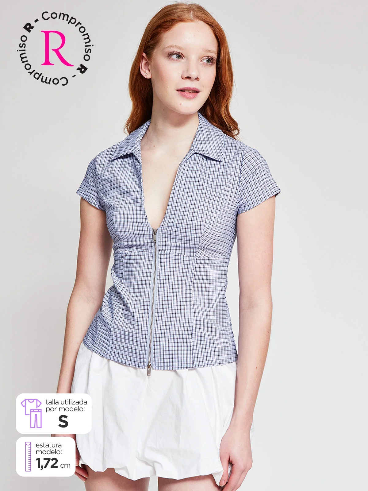 BLUSA MANGA CORTA MUJER INDEX - 1