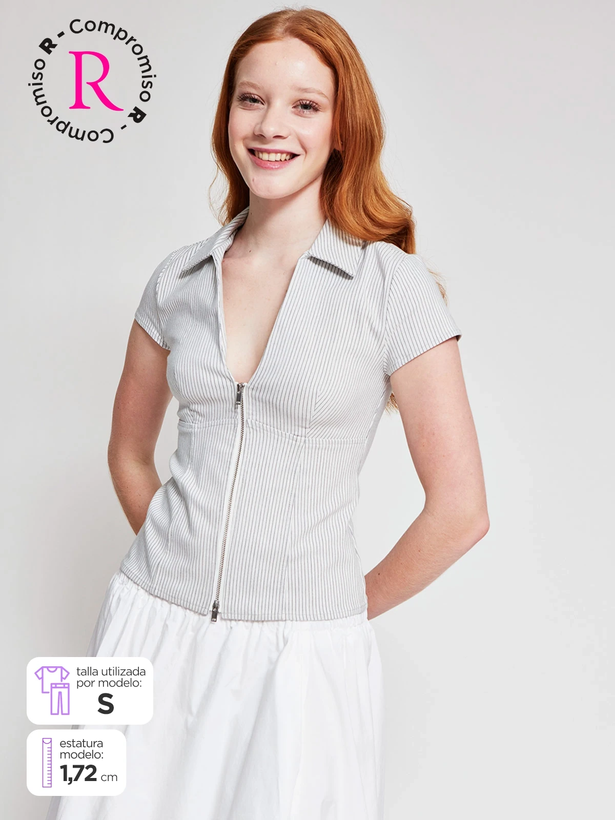 BLUSA MANGA CORTA MUJER INDEX - 1