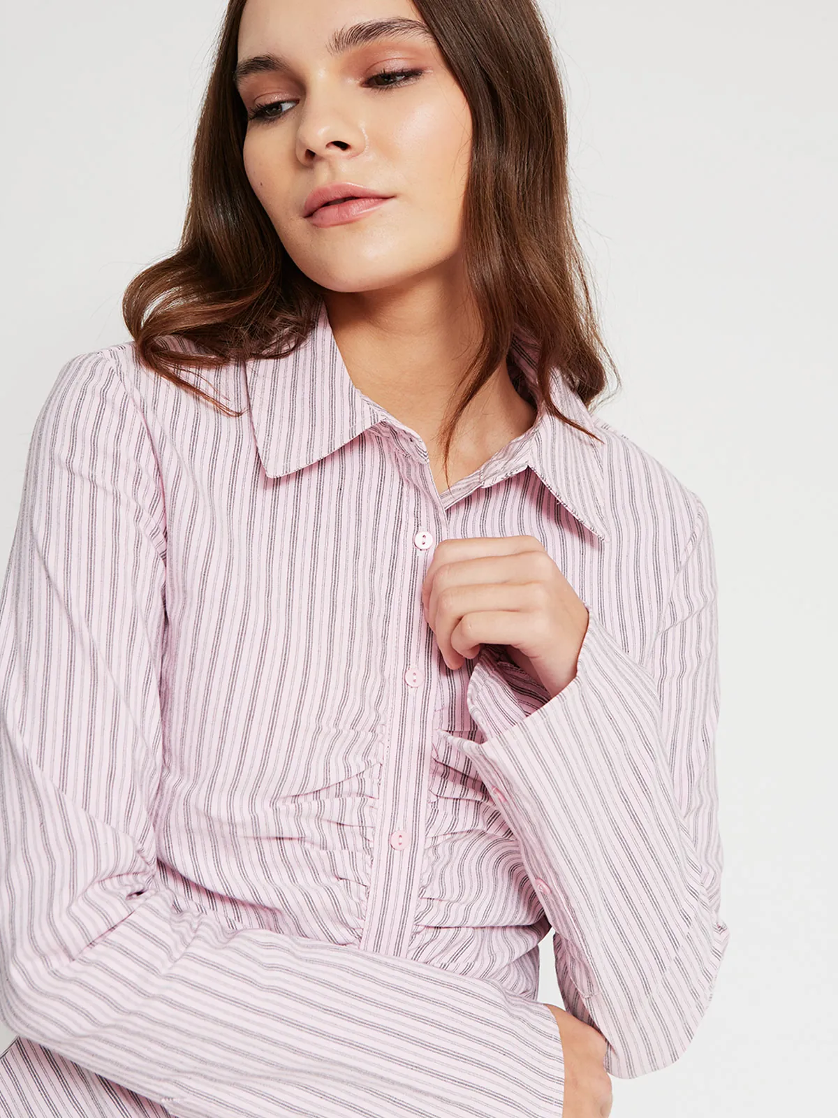 BLUSA MANGA LARGA ALGODÓN MUJER INDEX - 3