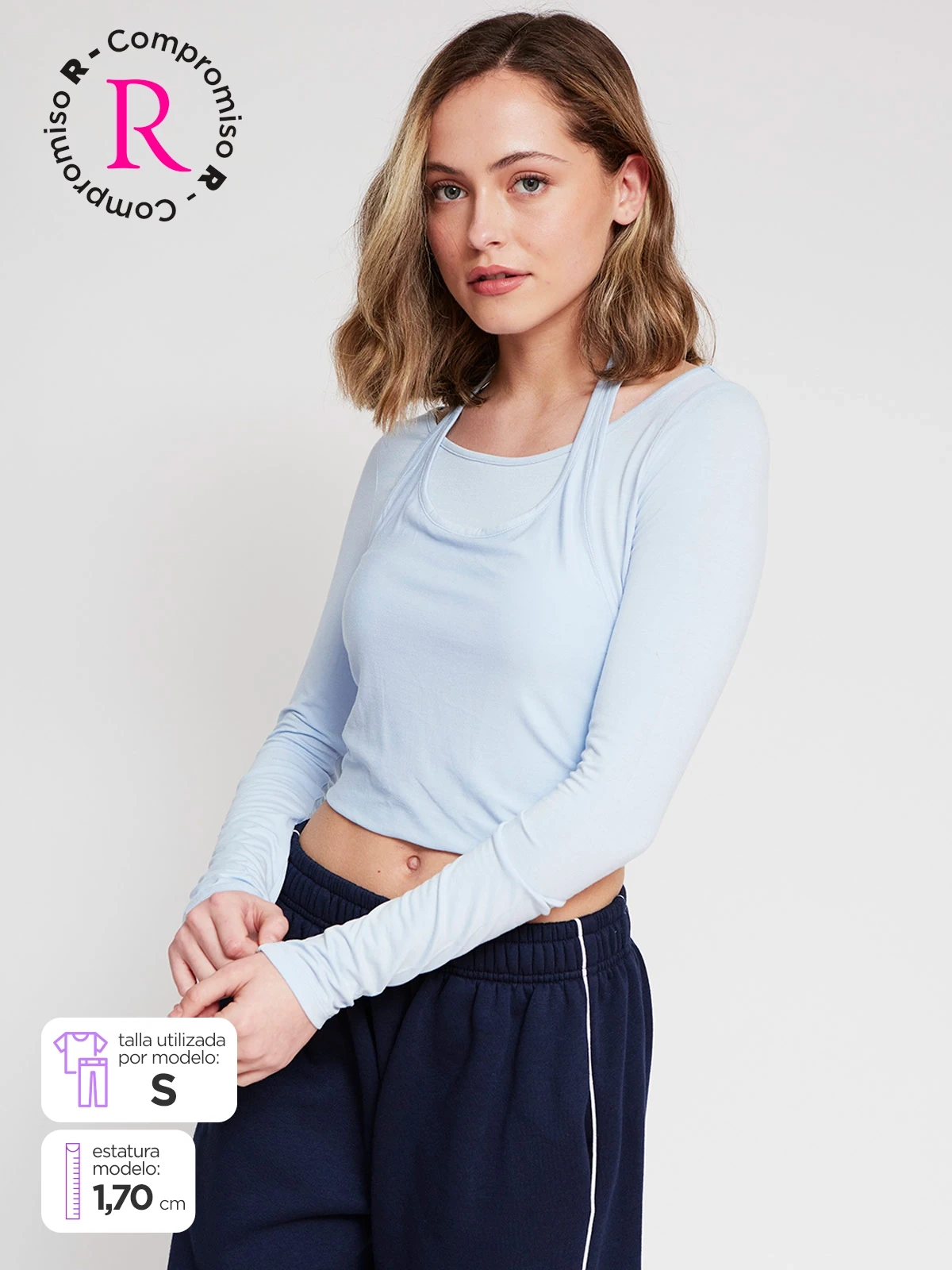 POLO MANGA LARGA MUJER INDEX - 1