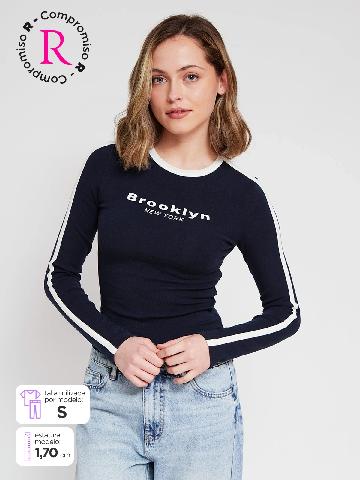 POLO MANGA LARGA ALGODÓN MUJER INDEX - 1