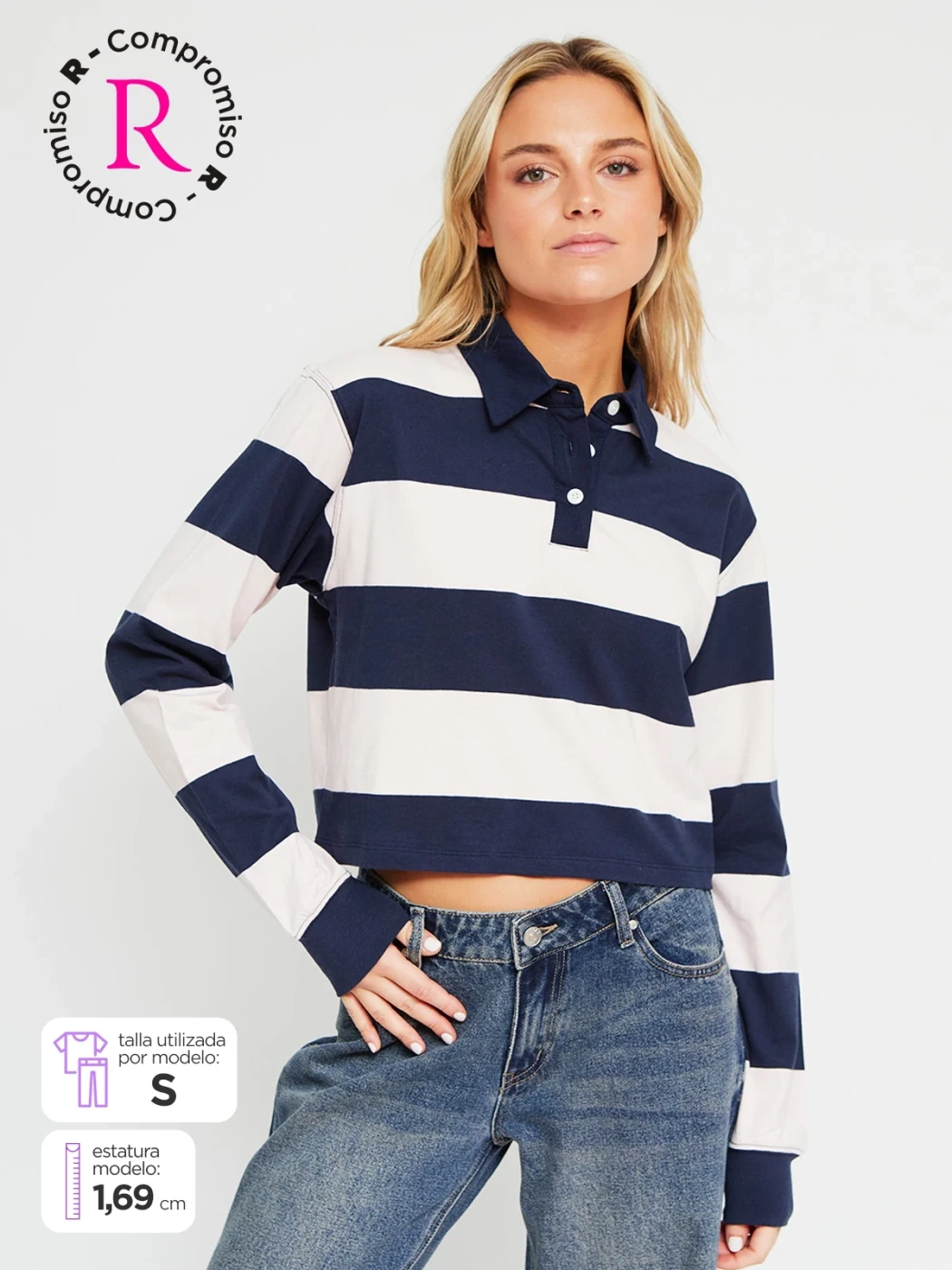 POLO MANGA LARGA ALGODÓN MUJER INDEX - 2
