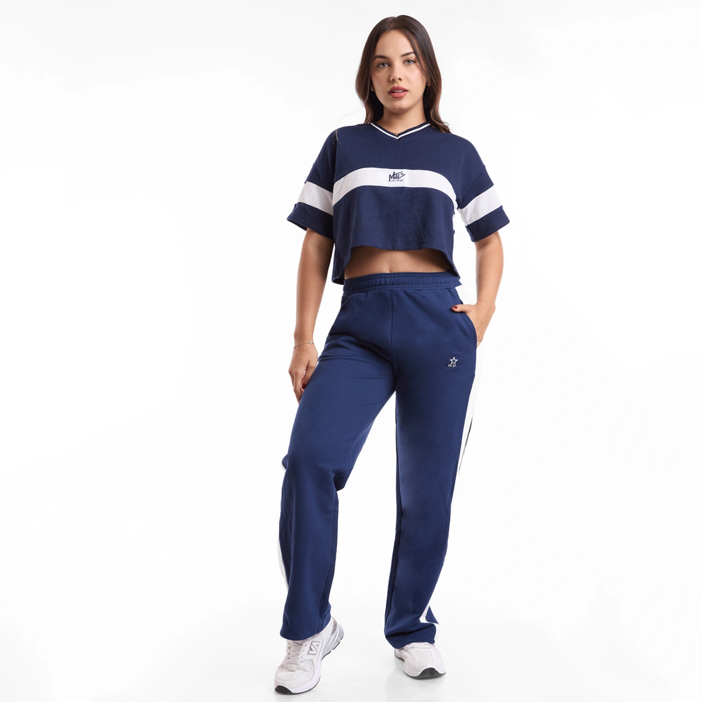 PANTALÓN DE BUZO MUJER METAL JEANS SPORTY - 1