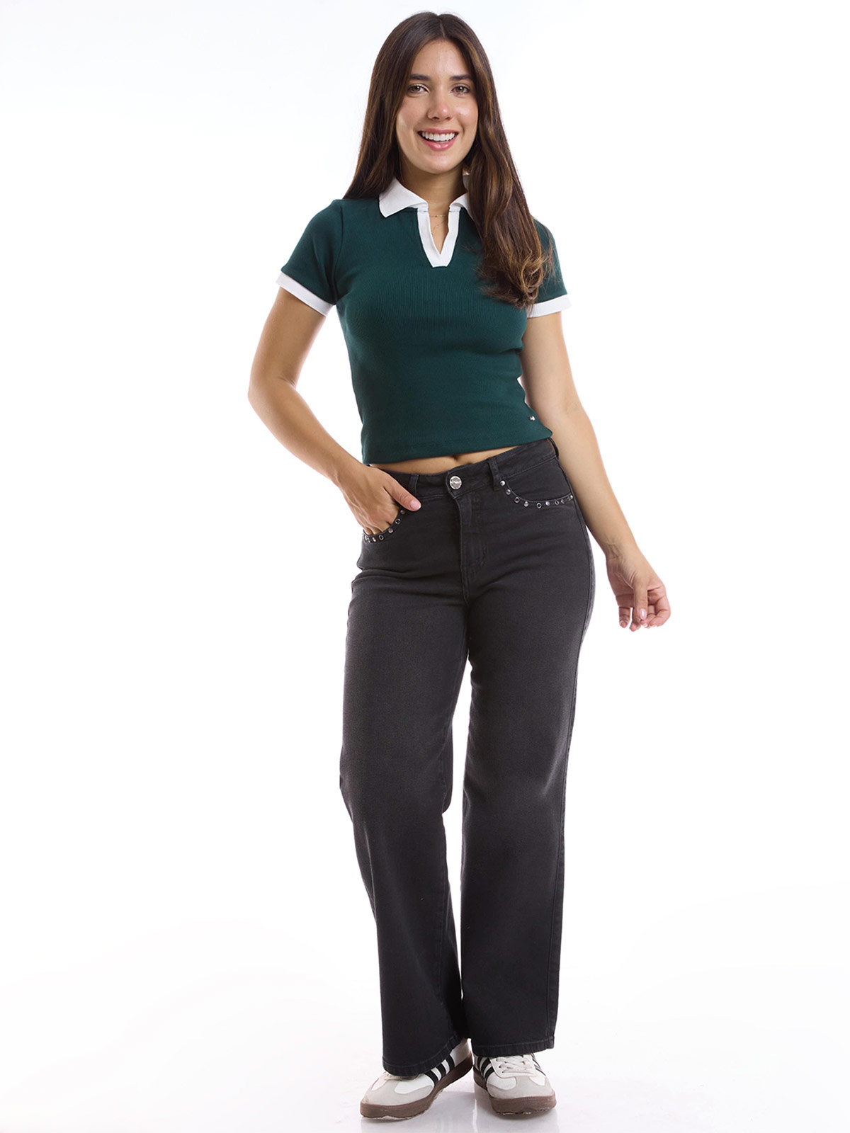 JEANS STRAIGHT MUJER METAL JEANS TANIA - 1