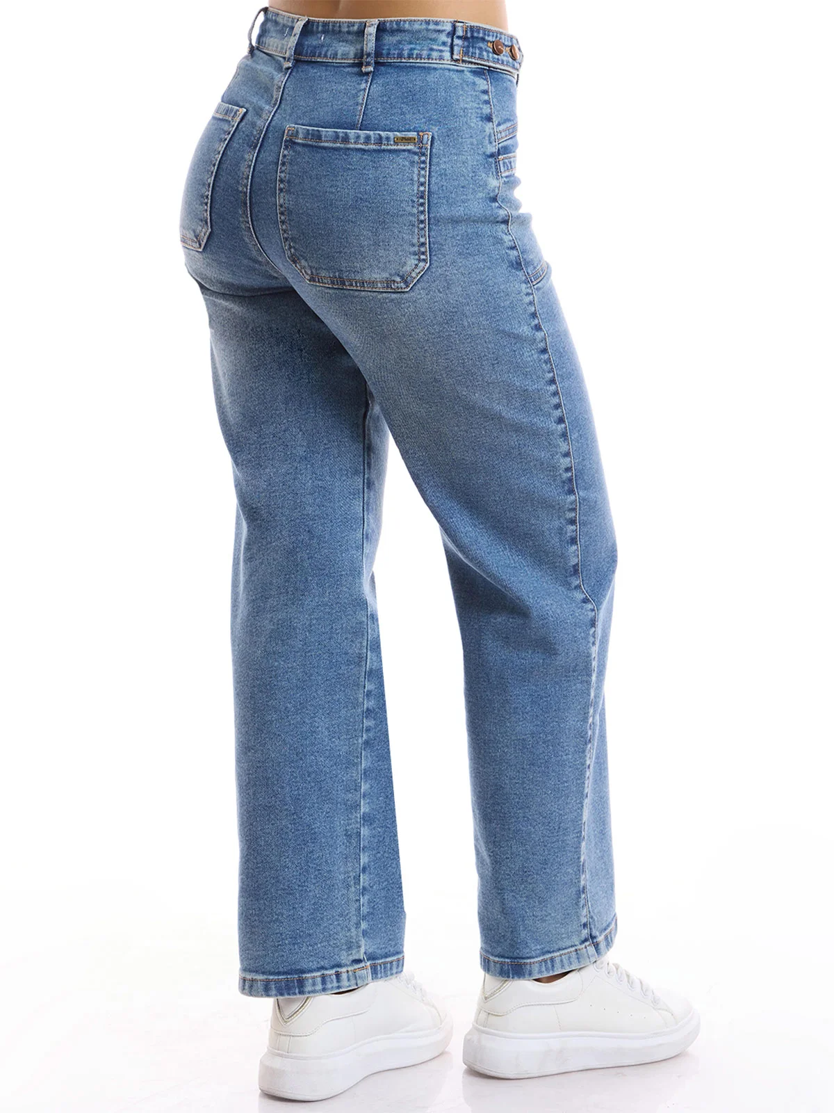 JEANS STRAIGHT MUJER METAL JEANS VERONICA - 4