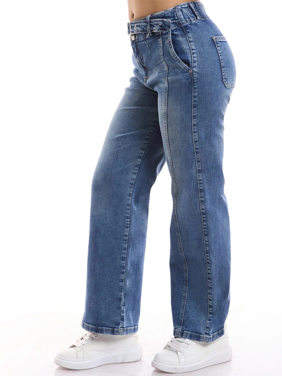 JEANS STRAIGHT MUJER METAL JEANS AZTECA - 3