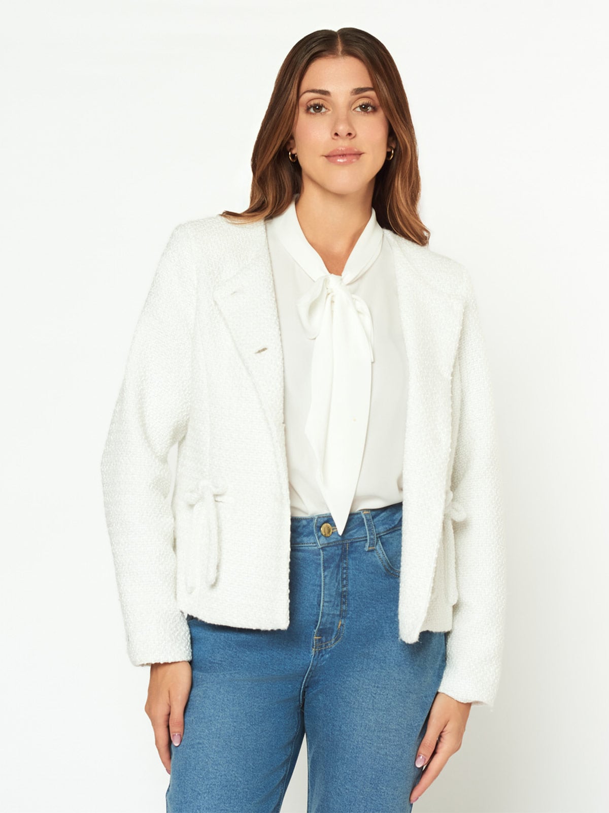 BLAZER MUJER MENTHA Y CHOCOLATE TAMARA - 1