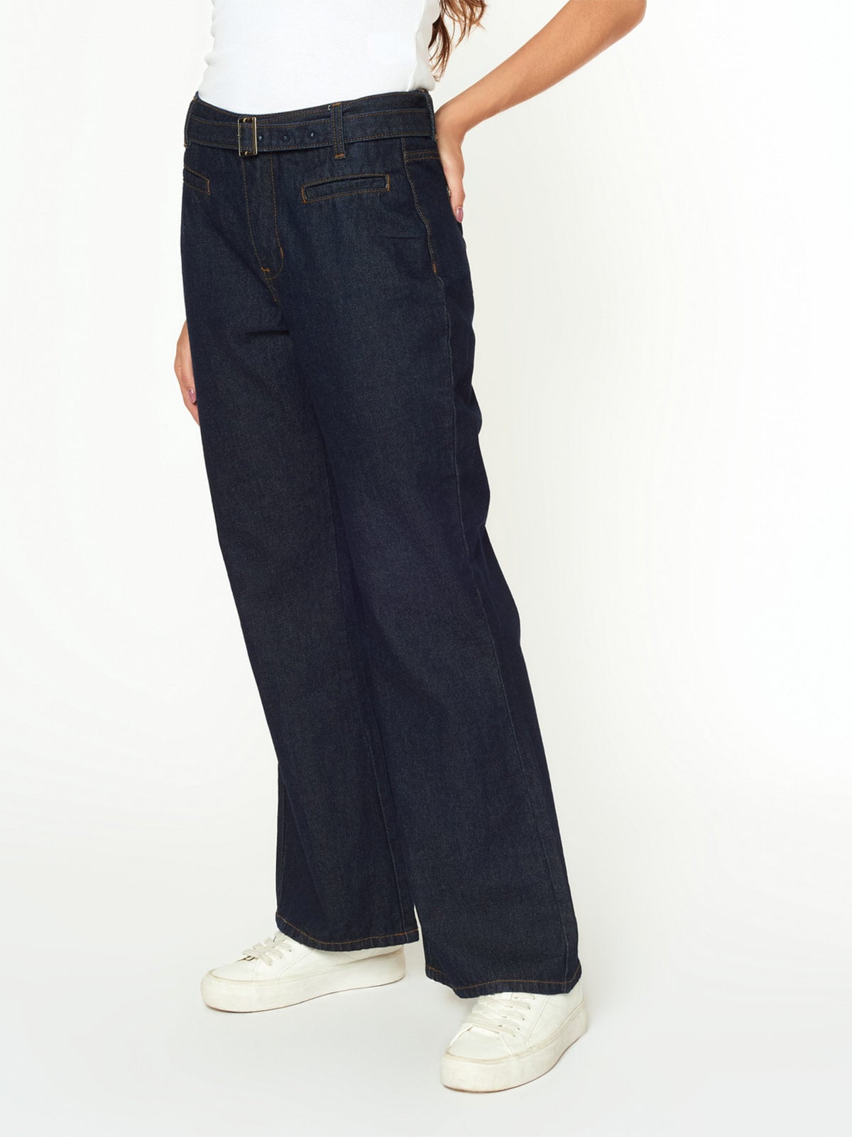 JEANS FLARE MUJER MENTHA Y CHOCOLATE TOBA - 2