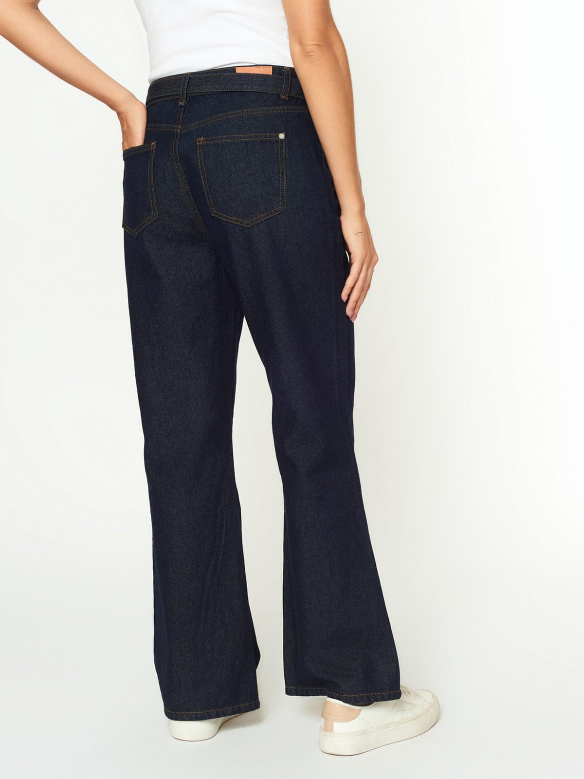 JEANS FLARE MUJER MENTHA Y CHOCOLATE TOBA - 3