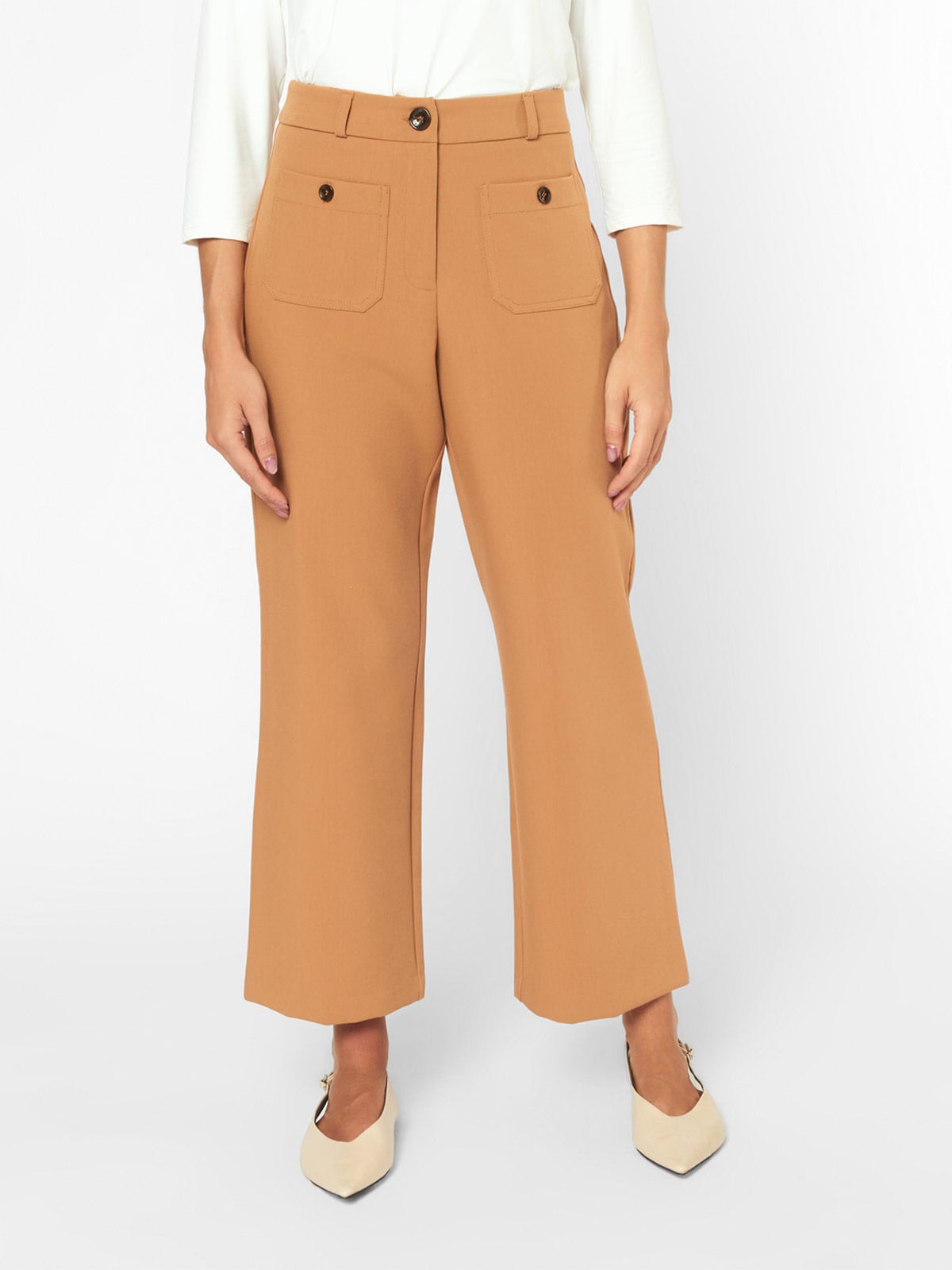 PANTALÓN MUJER MENTHA Y CHOCOLATE DELIA - 1