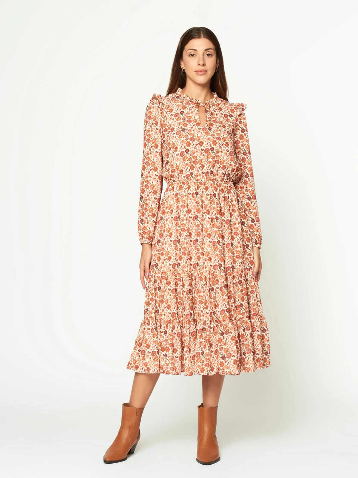 VESTIDO MUJER MENTHA Y CHOCOLATE DULIA - 1
