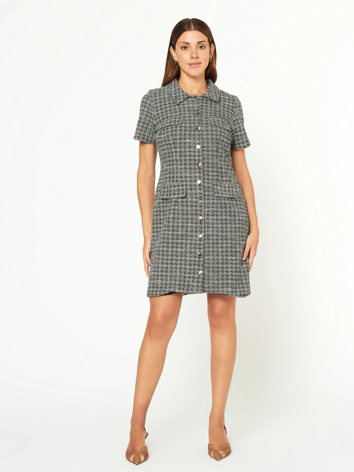 VESTIDO MUJER MENTHA Y CHOCOLATE TOMY - 1