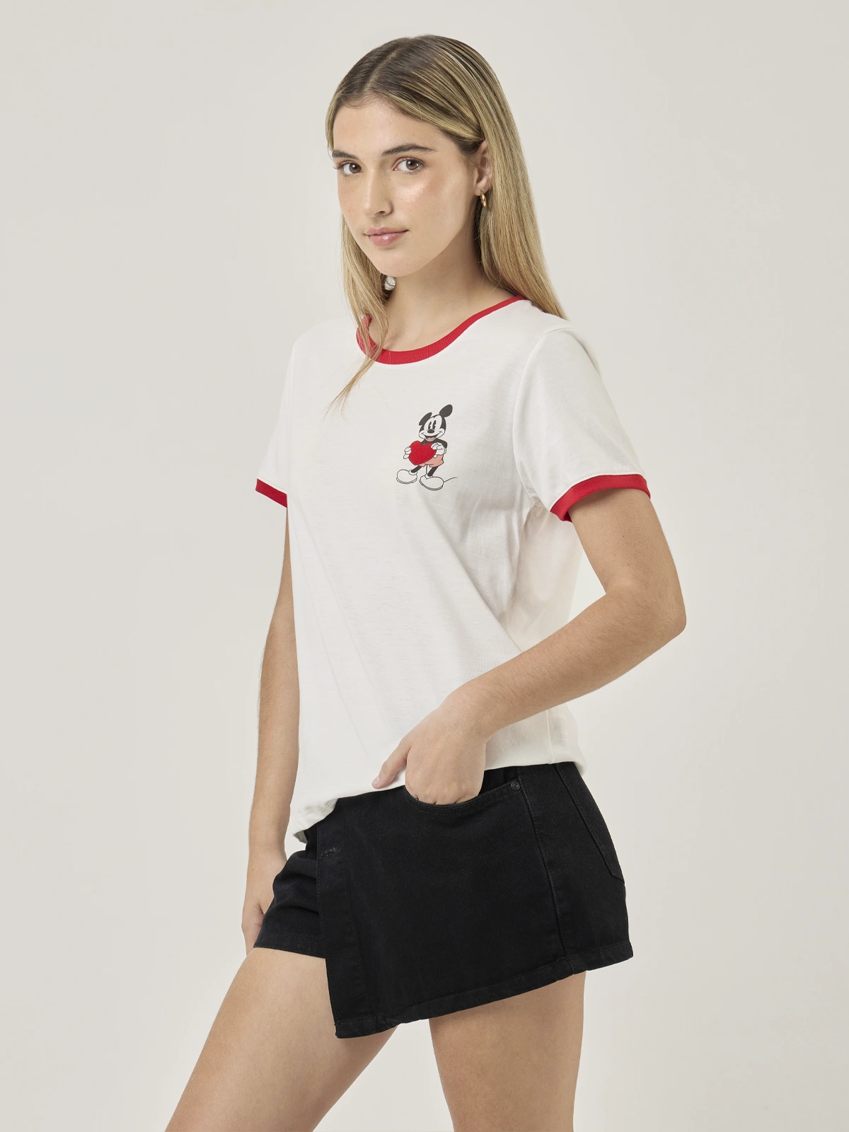 POLO MANGA CORTA MUJER INDEX MICKEY - 3