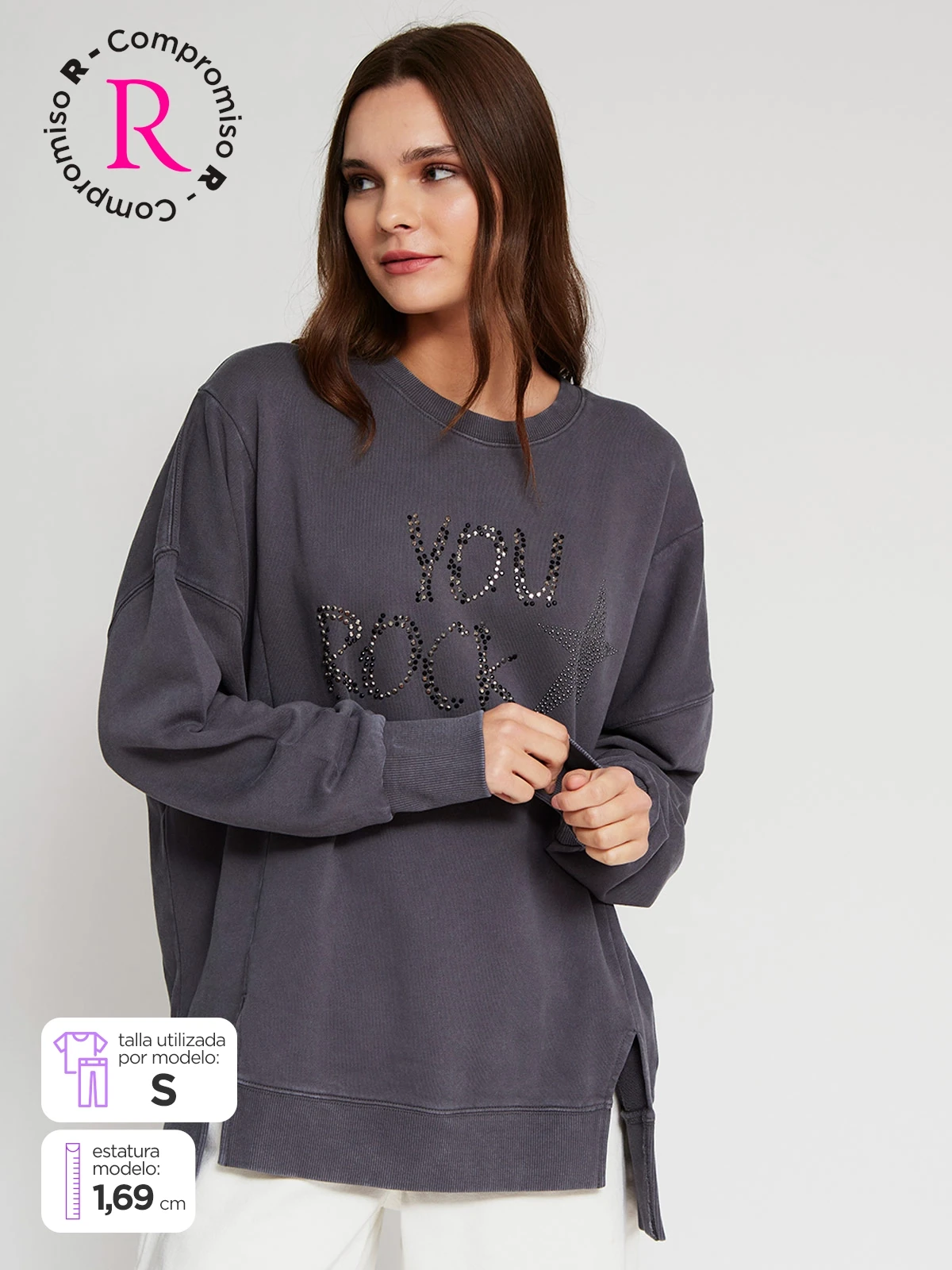 POLERA MANGA LARGA ALGODÓN MUJER BARBADOS - 1