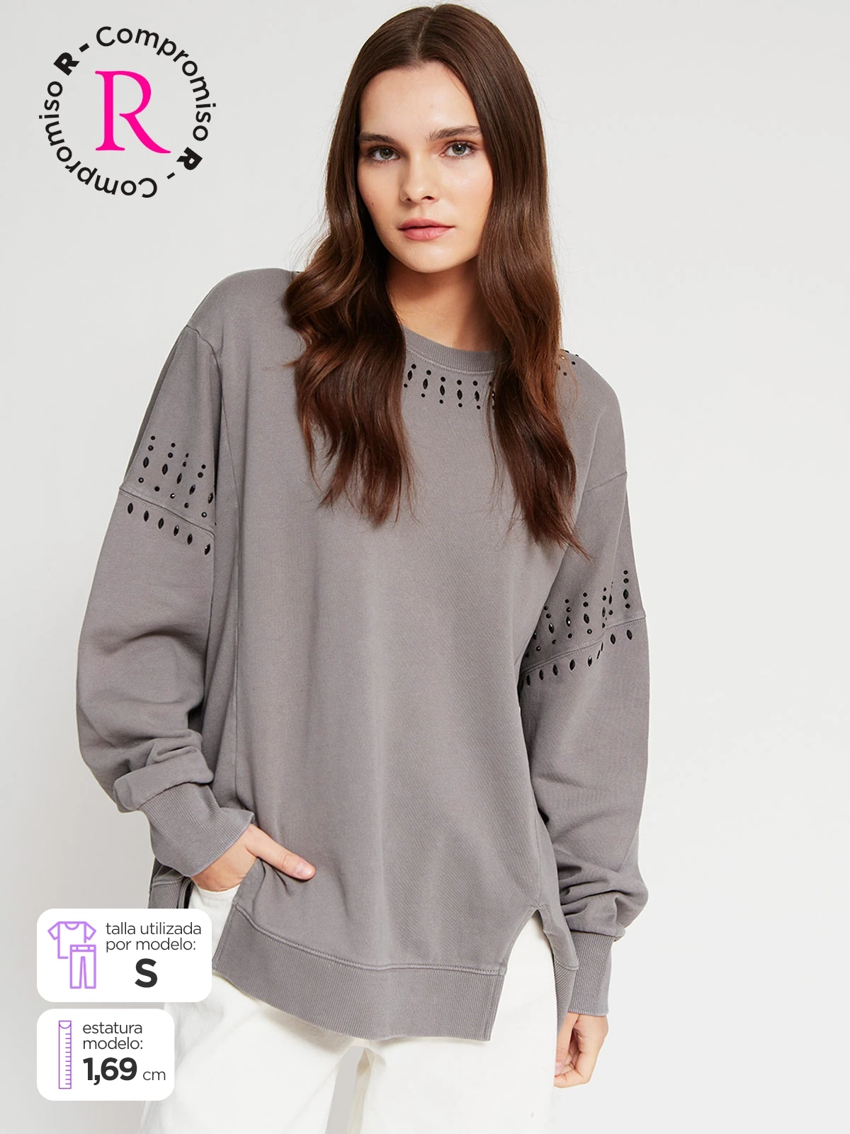 POLERA MANGA LARGA ALGODÓN MUJER BARBADOS - 1