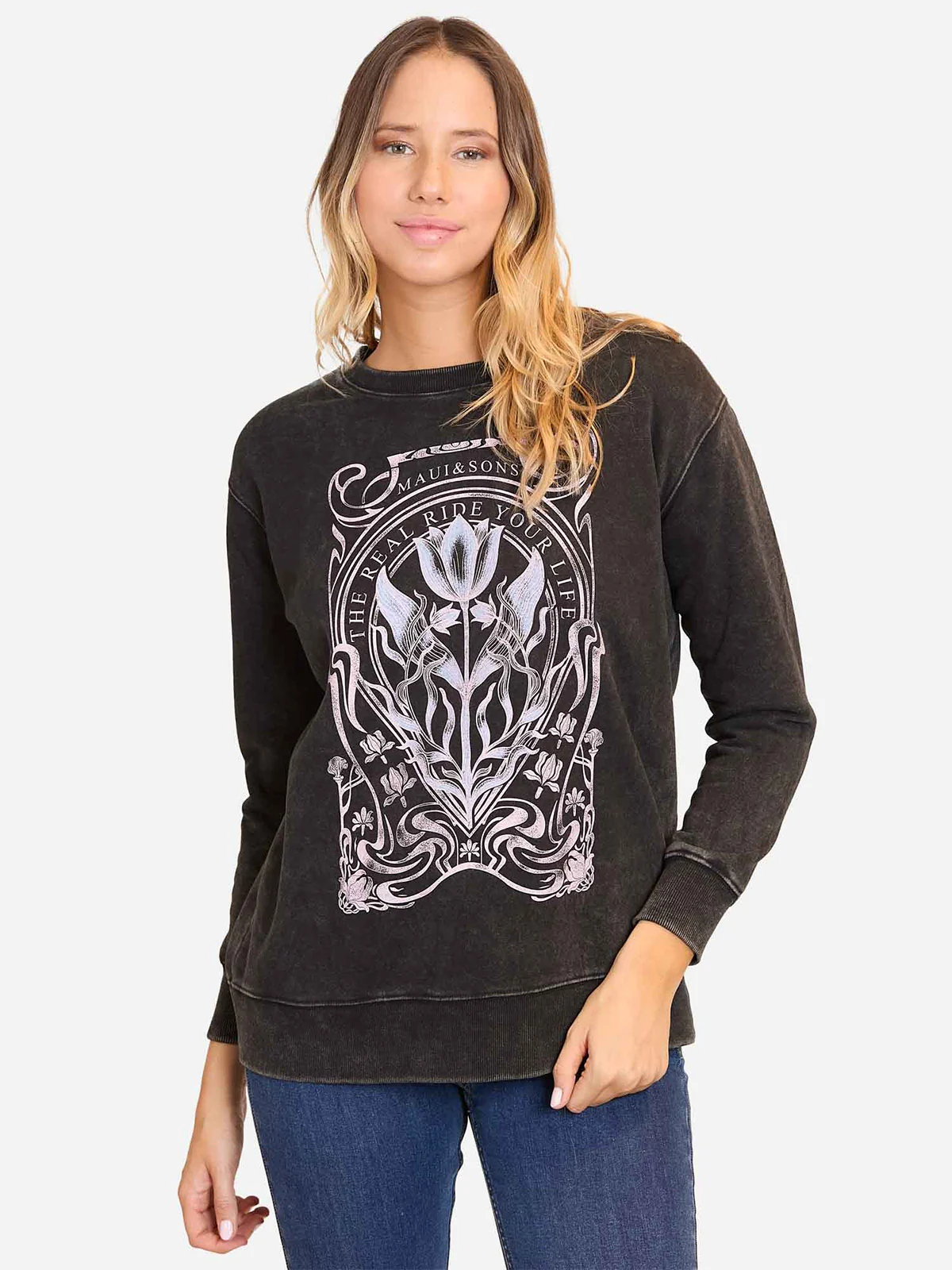 POLERA MUJER MAUI AND SONS CHIPORRO - 1