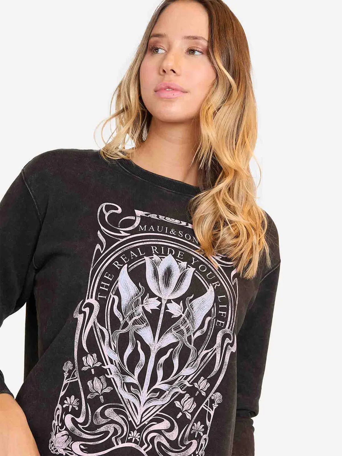 POLERA MUJER MAUI AND SONS CHIPORRO - 3