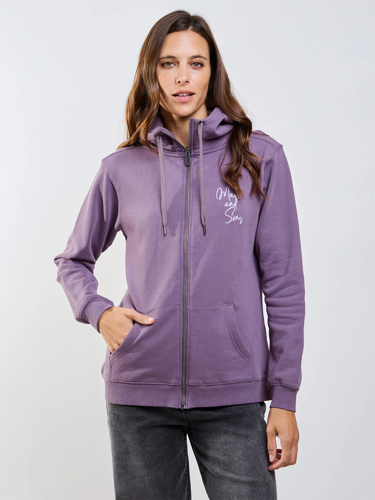 POLERA MUJER MAUI AND SONS FULL ZIPPER - 1