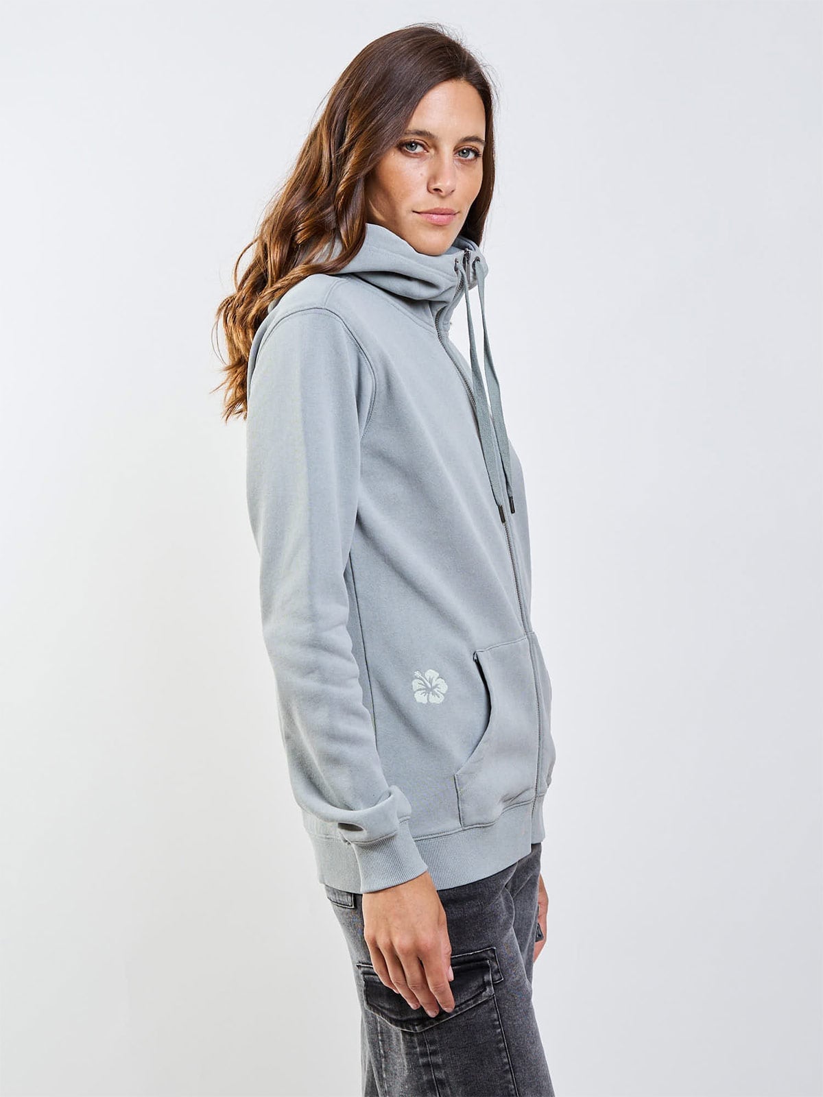 POLERA MUJER MAUI AND SONS FULL ZIPPER - 3