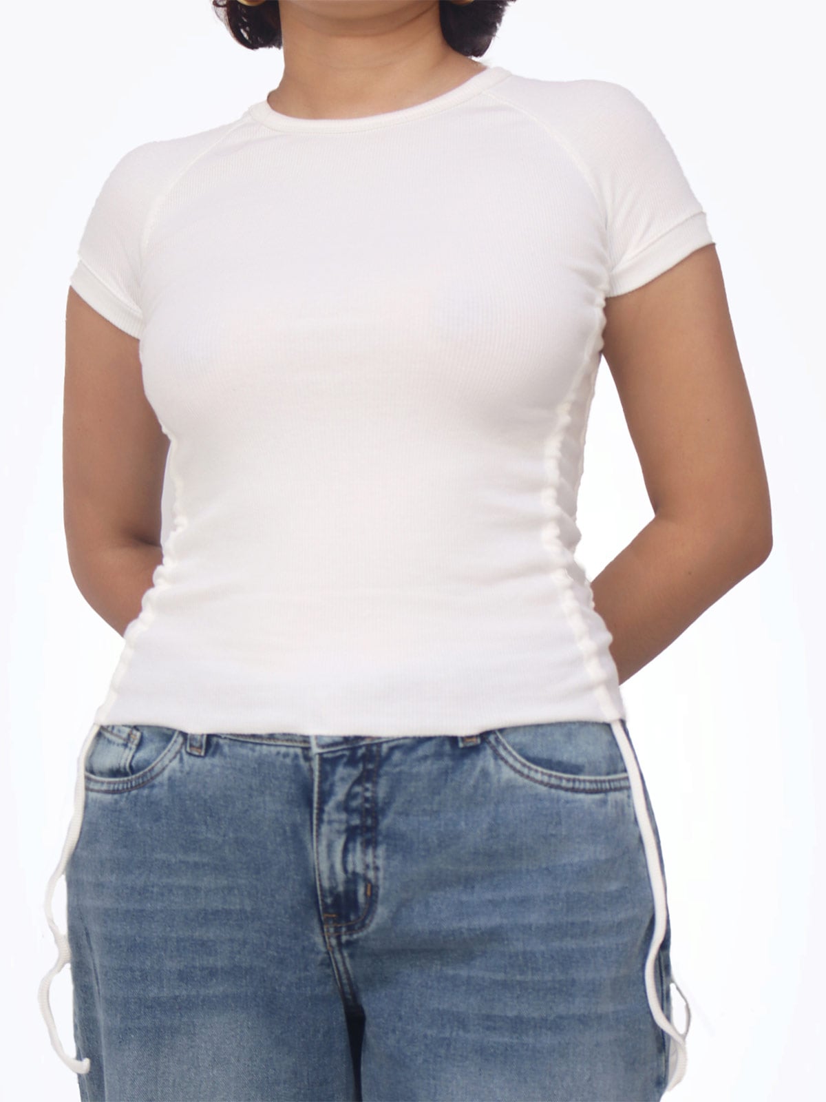 POLO MANGA CORTA MUJER KAYRA POBLET PERFECT FIT RIB RANGLAN - 1