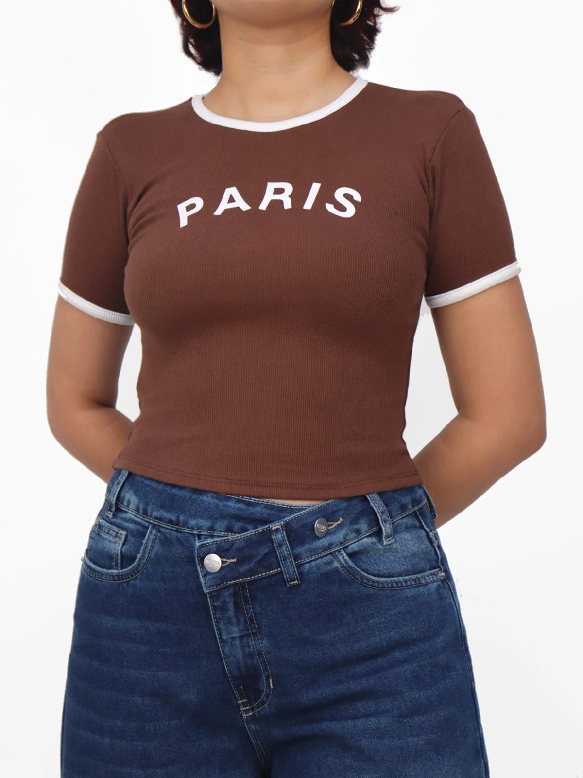 POLO MANGA CORTA MUJER KAYRA POBLET PERFECT FIT RIB BASIC - 1
