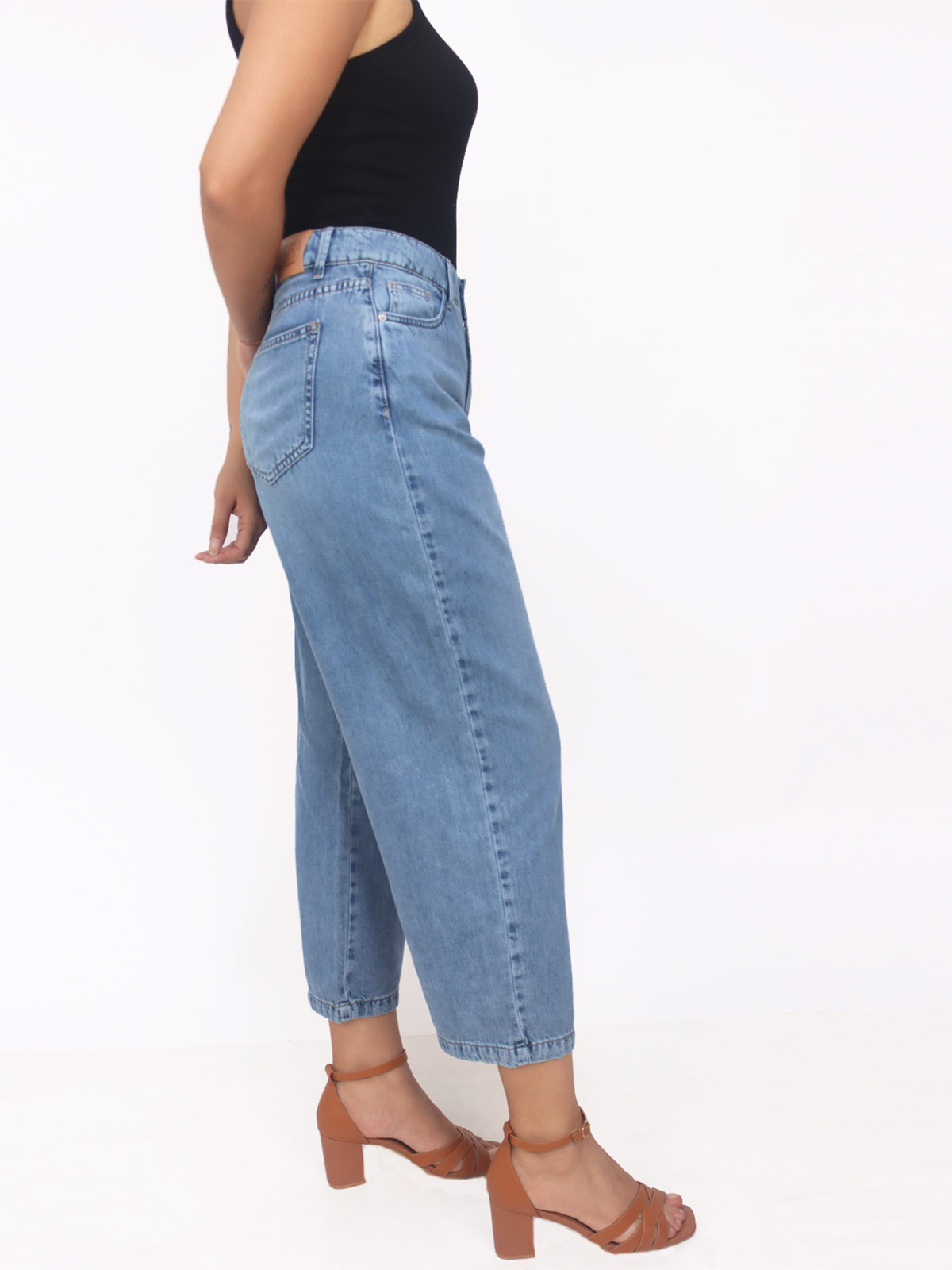 JEANS CULOTTE CROP MUJER KAYRA POBLET PERFECT FIT - 3