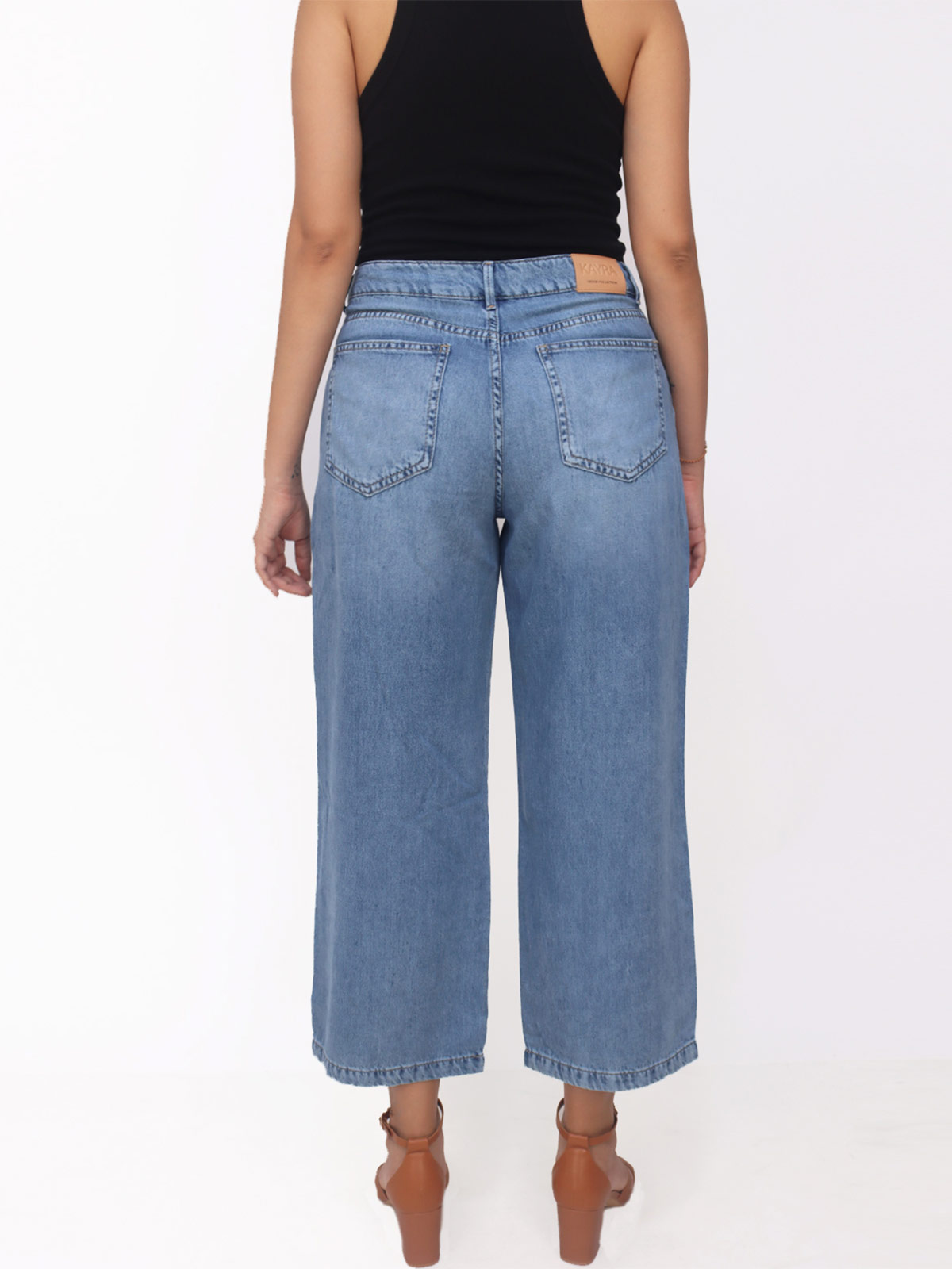 JEANS CULOTTE CROP MUJER KAYRA POBLET PERFECT FIT - 2