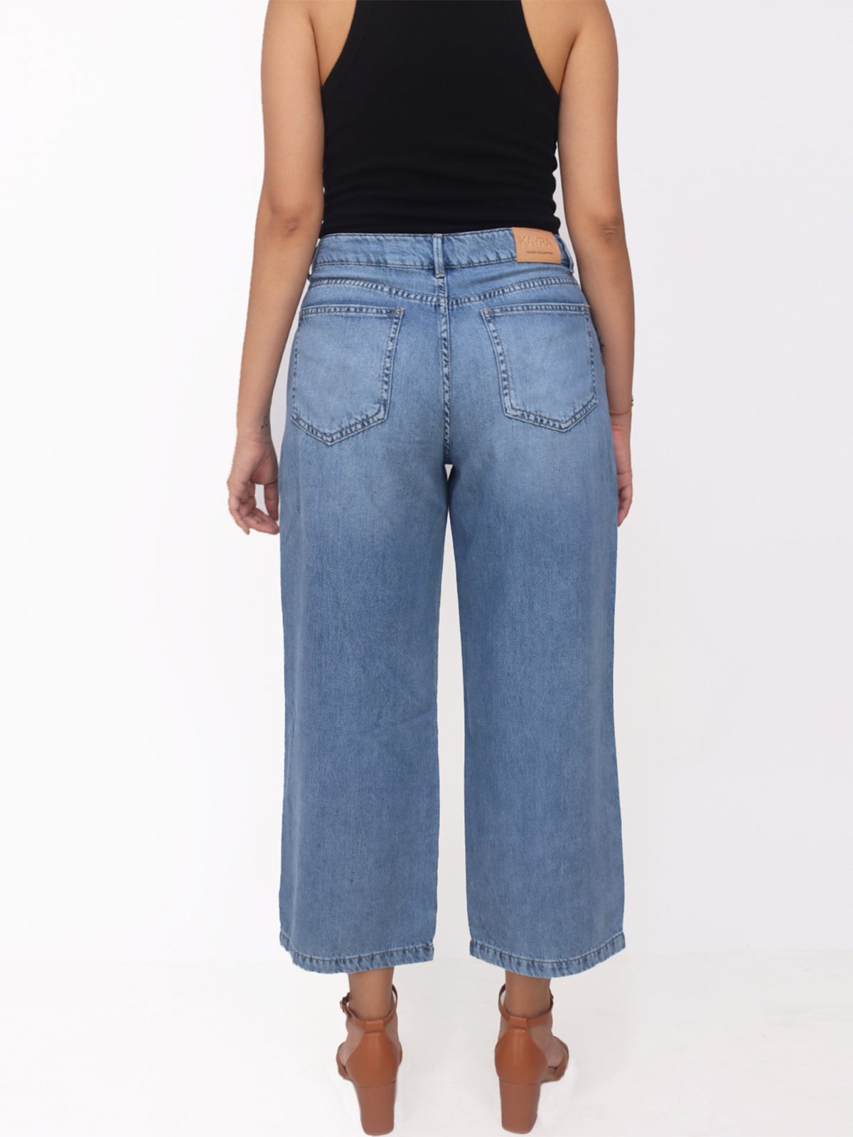 JEANS MUJER KAYRA POBLET PERFECT FIT CULOTTE CROP - 2