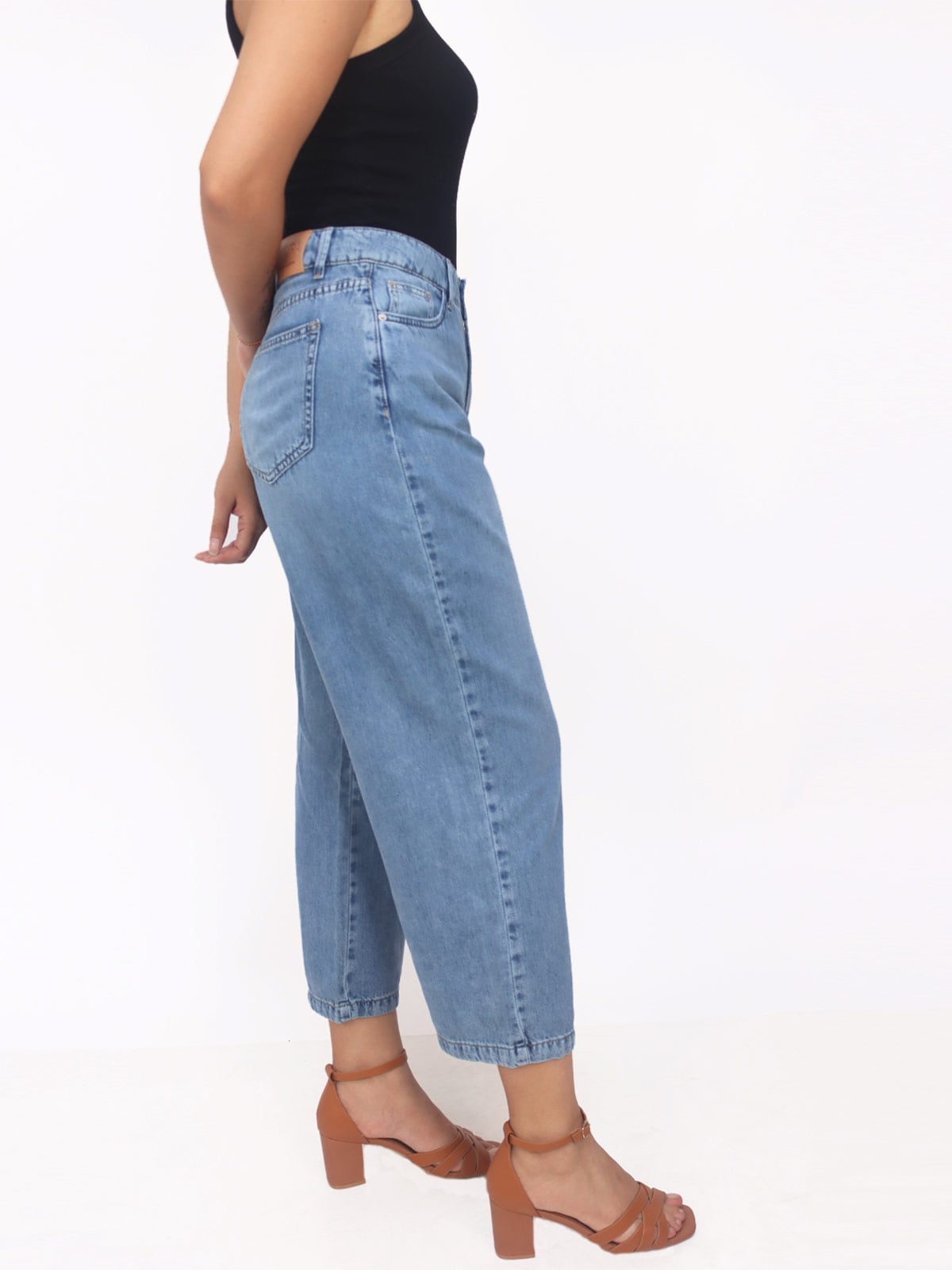 JEANS MUJER KAYRA POBLET PERFECT FIT CULOTTE CROP - 3