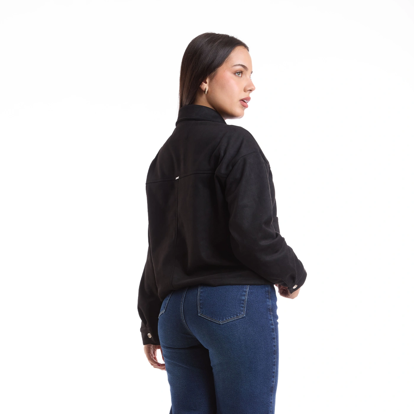 CASACA MUJER METAL JEANS SUEDE ALDANA - 3