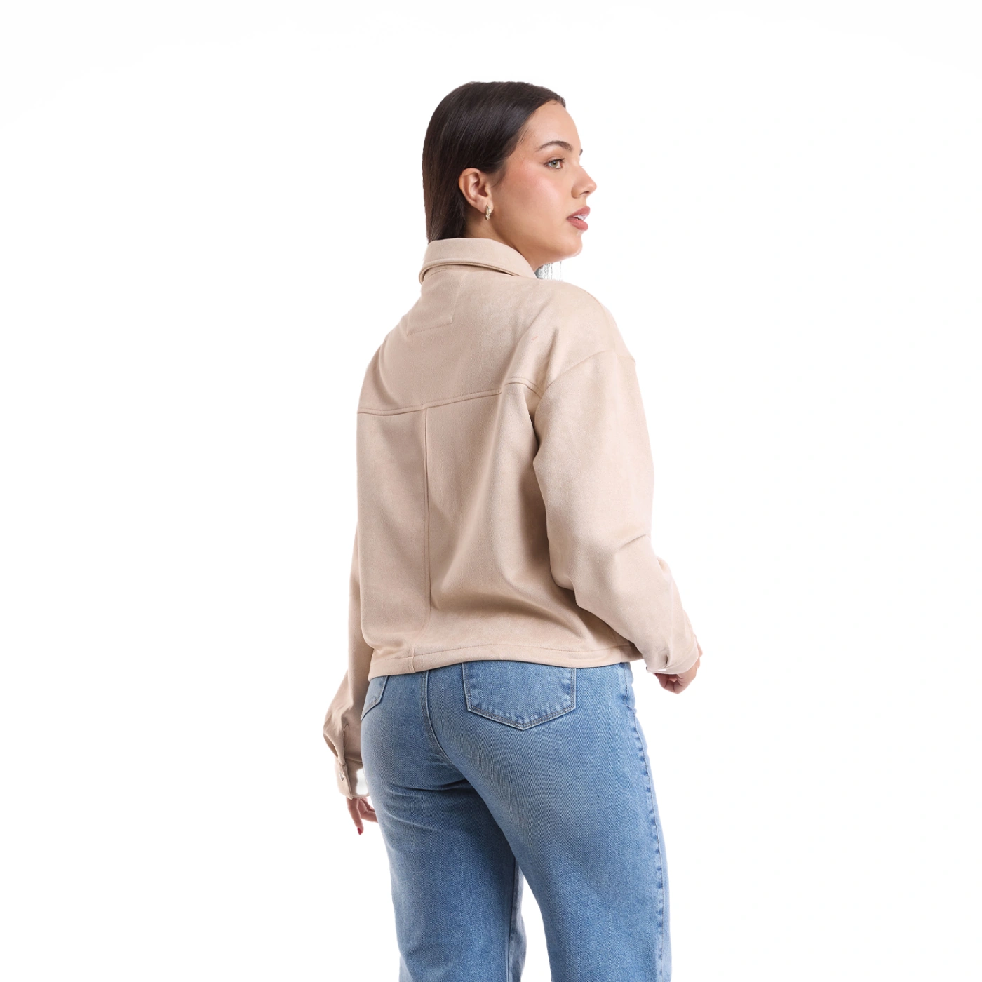 CASACA MUJER METAL JEANS SUEDE ALDANA - 3