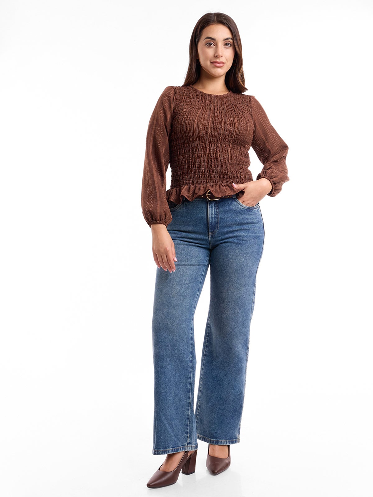 BLUSA MUJER METAL JEANS CUADROS MARTINA - 1