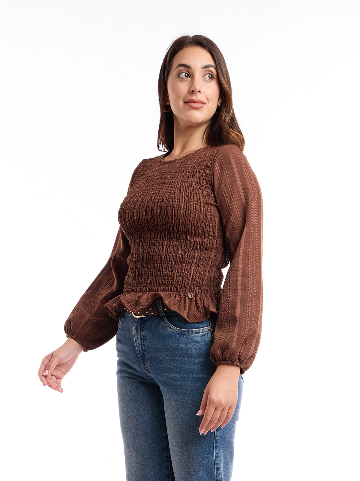 BLUSA MUJER METAL JEANS CUADROS MARTINA - 3