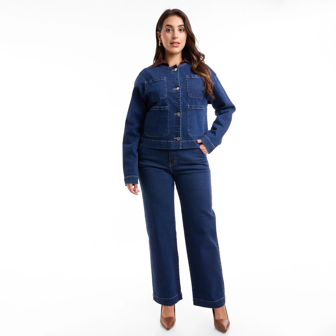 CASACA MUJER METAL JEANS DENIM IRMA - 1