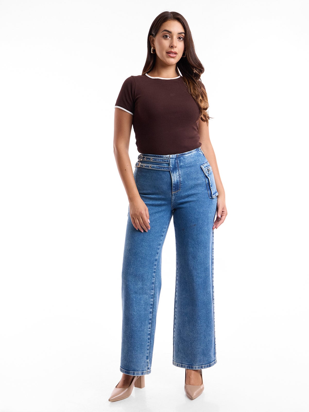 JEANS WIDE LEG MUJER METAL JEANS EMMA - 1
