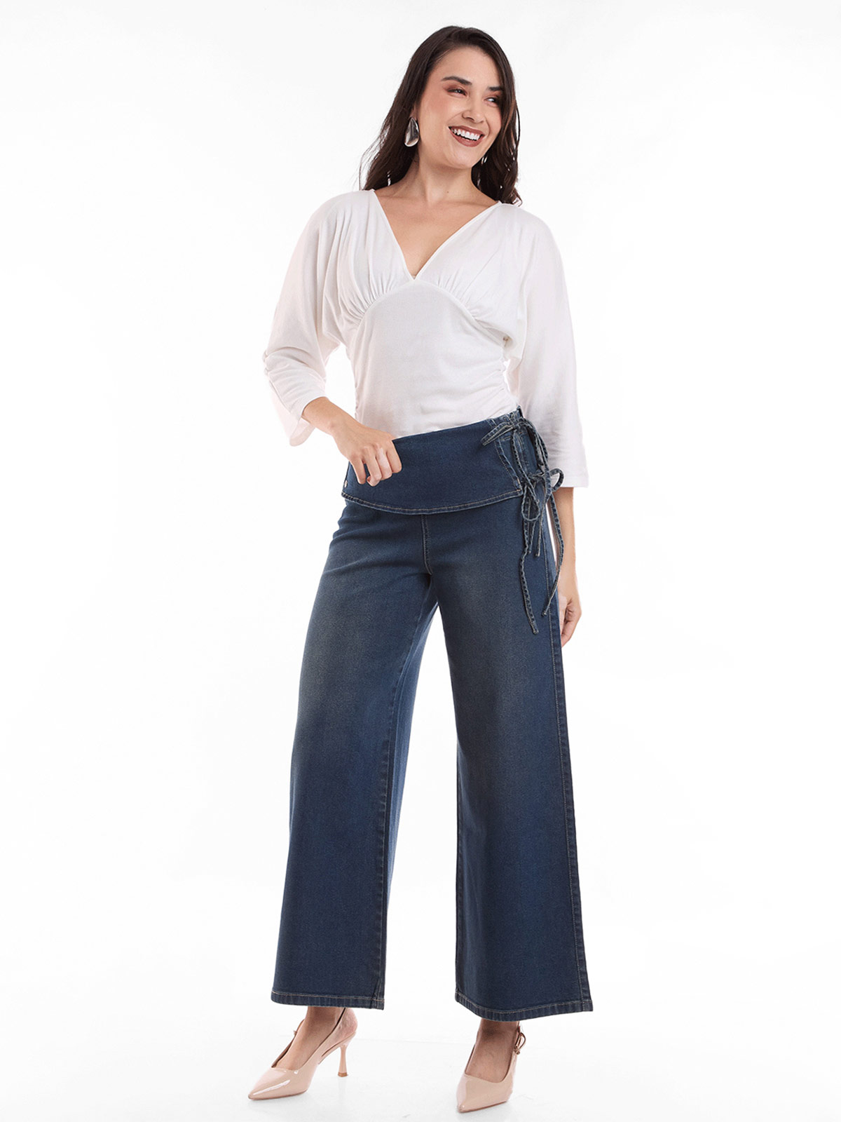 JEANS MID RISE MUJER METAL JEANS CAROLA - 1
