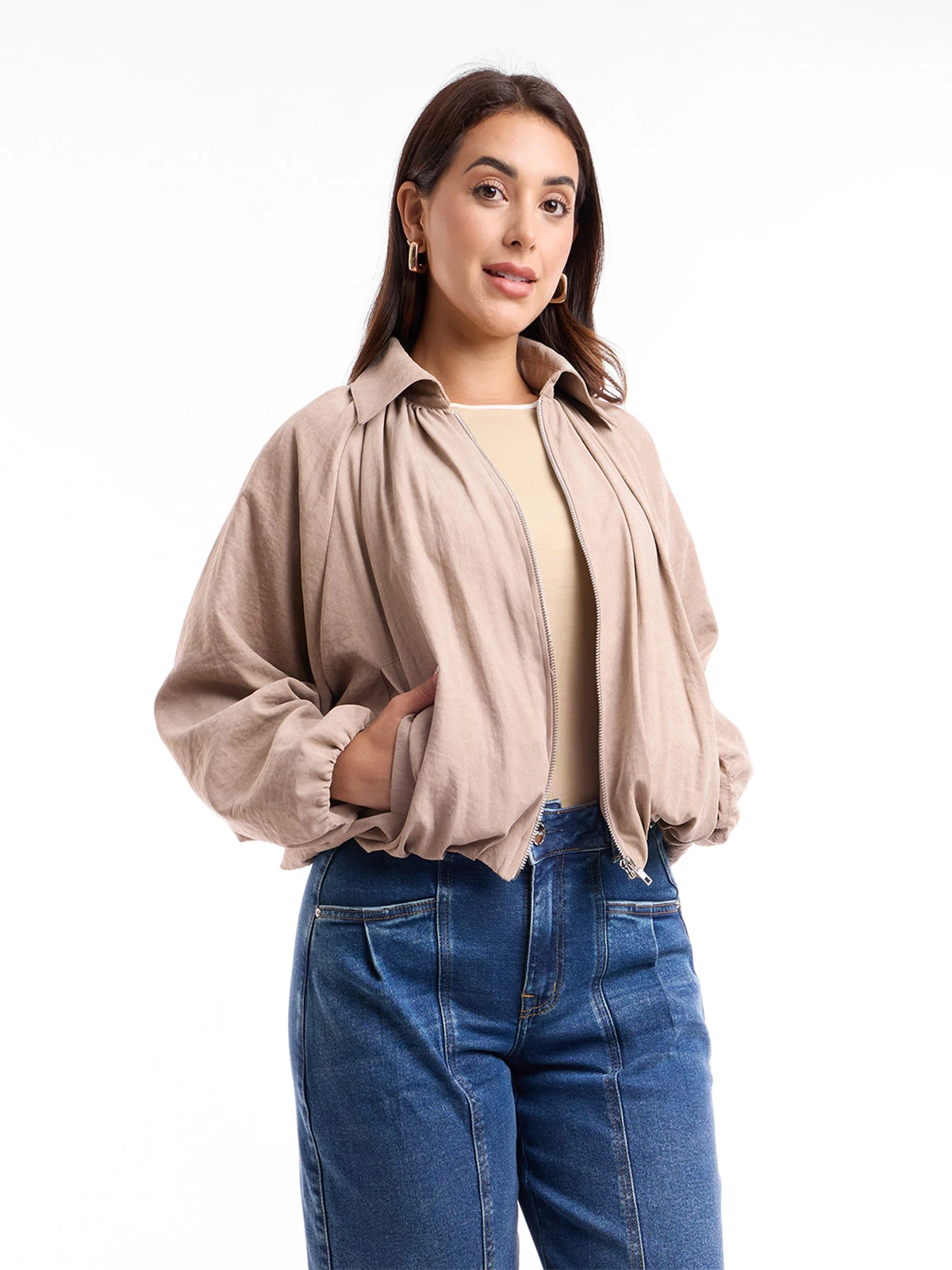 CASACA MUJER METAL JEANS BOMBER MONACO - 3