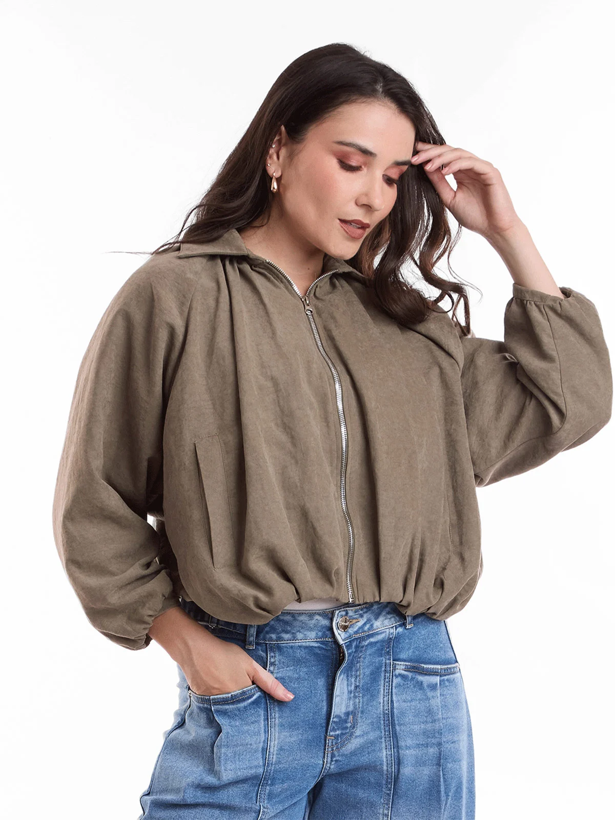 CASACA MUJER METAL JEANS BOMBER MONACO - 2
