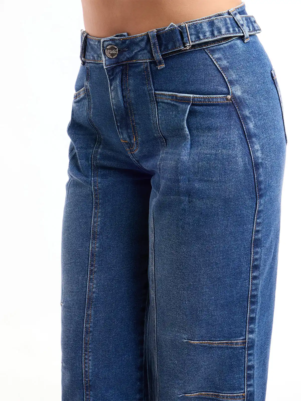 JEANS STRAIGHT MUJER METAL JEANS VERONICA - 5
