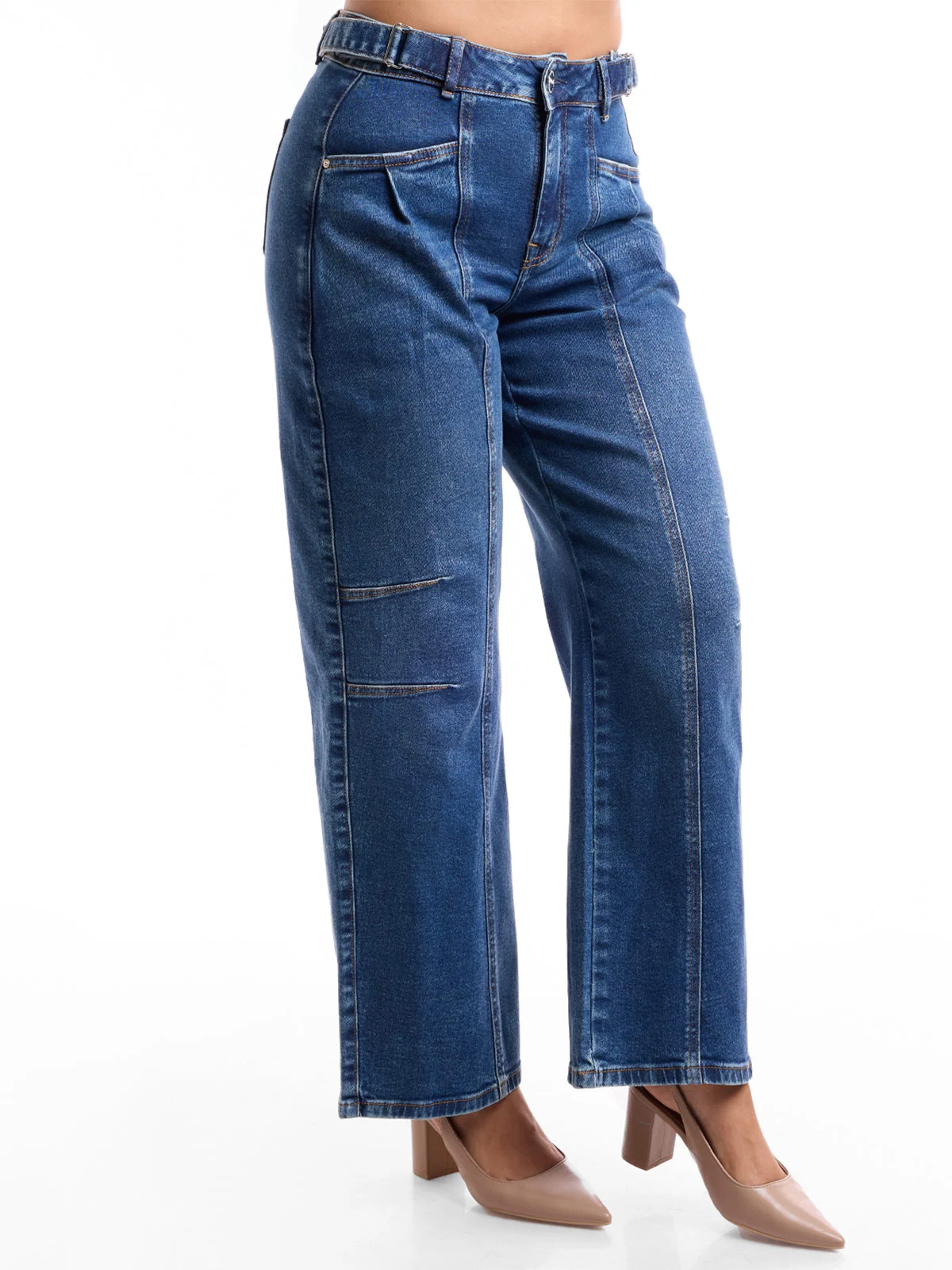 JEANS STRAIGHT MUJER METAL JEANS VERONICA - 3