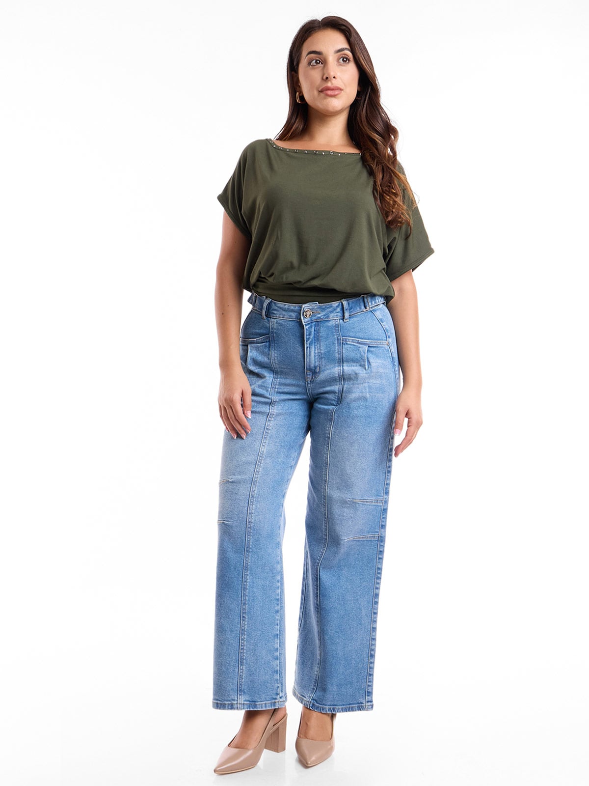JEANS STRAIGHT MUJER METAL JEANS VERONICA - 1